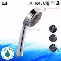 New Bathroom ABS Round Spray Rain Rainfall Hand Shower Head Water Saving Three Function Shower Head